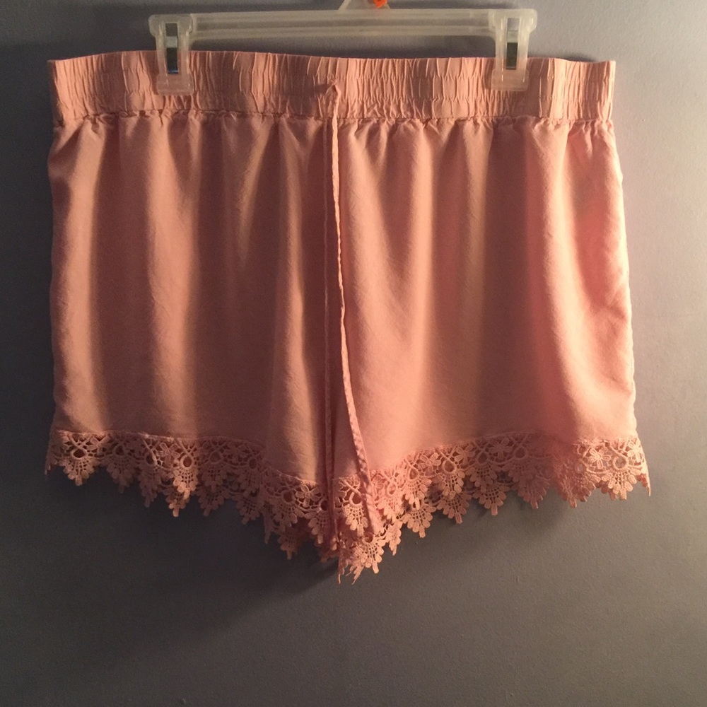 Light pink shorts